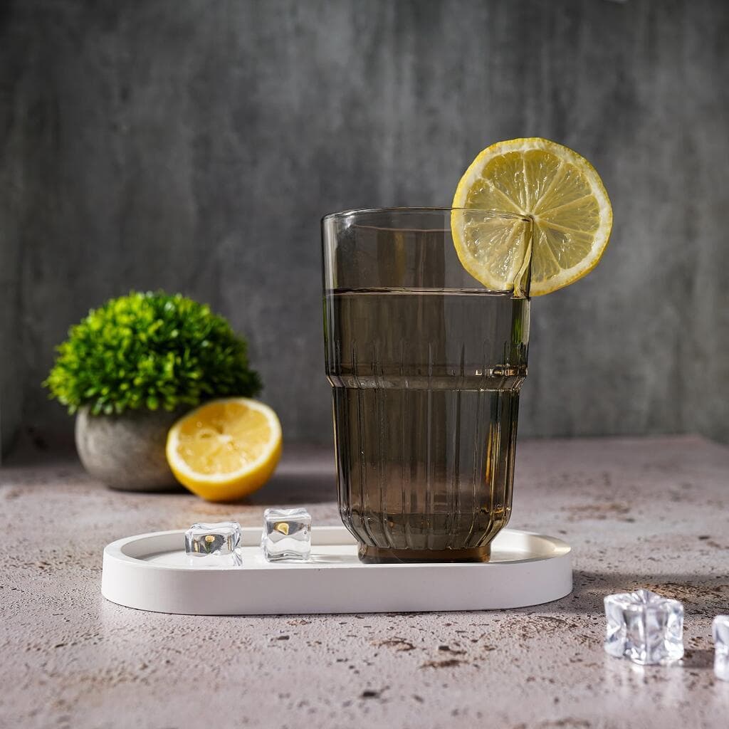 لیوان بلند دلی دودی ۴۰۰ میل – ست ۶ عددی Deli Glass — تصویر ۴