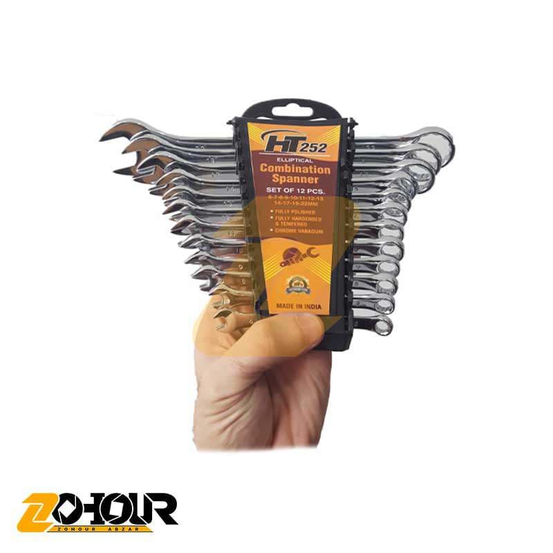 مجموعه 12 عددی آچار اچ تی مدل HT-252 — تصویر ۲