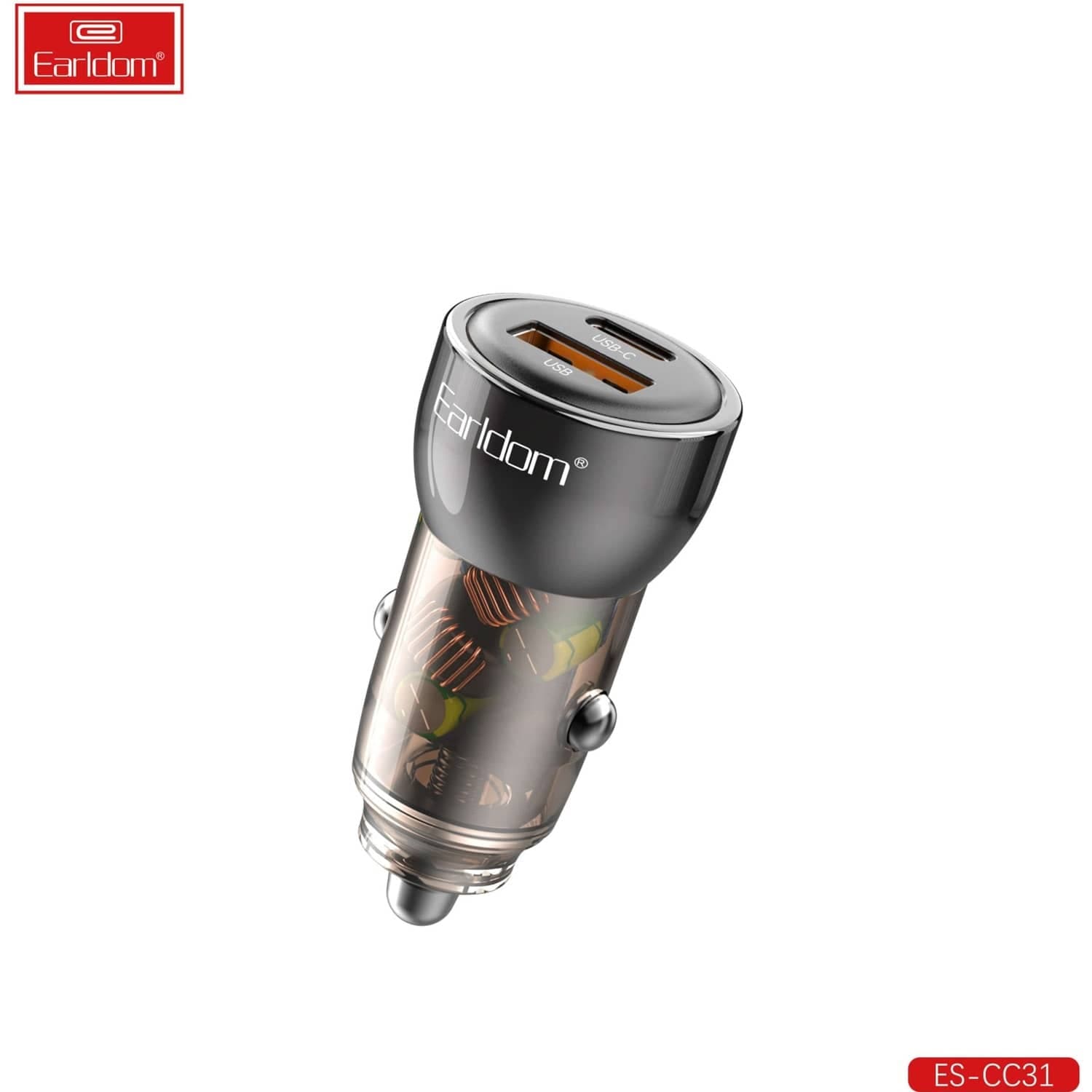 شارژر فندکی 30 وات ارلدام مدل ES-CC31