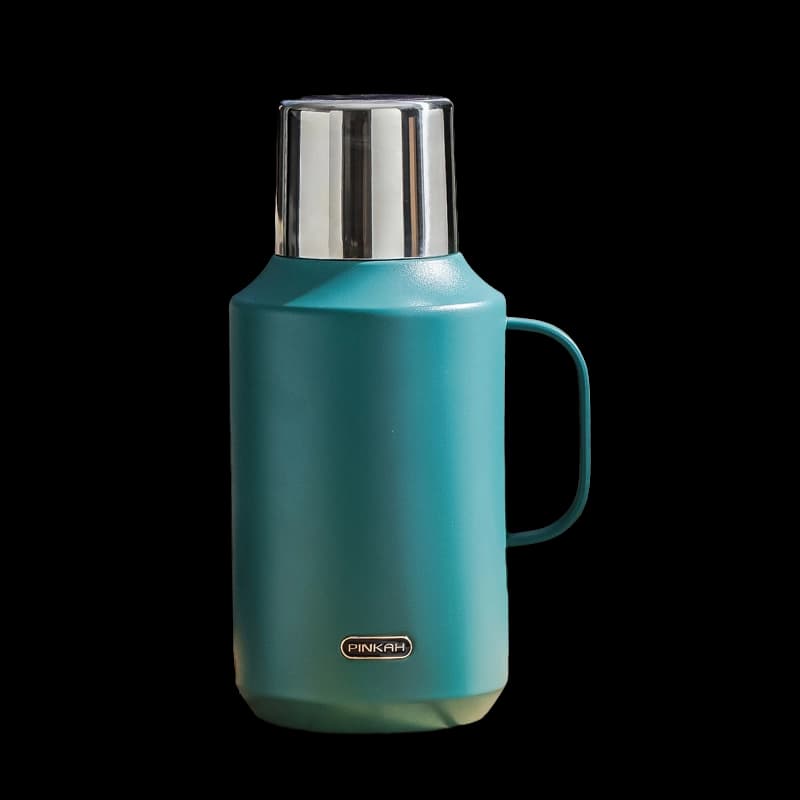 فلاسک وکیوم ۲ لیتری پینکا PINKAH مدل PJ-3353 اورجینال (سبز-مشکی) — تصویر ۸