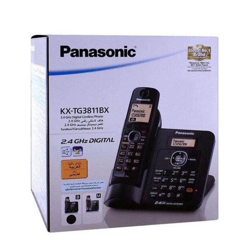 گوشی تلفن بی سیم پاناسونیک مدل KX-TG3811BX — تصویر ۴