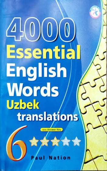 کتاب 4000 Essential English Words 6 UZB (۴۰۰۰ کلمه ضروری انگلیسی ۶ با ترجمه ازبکی) نسخه انگلیسی PDF | پل نیشن