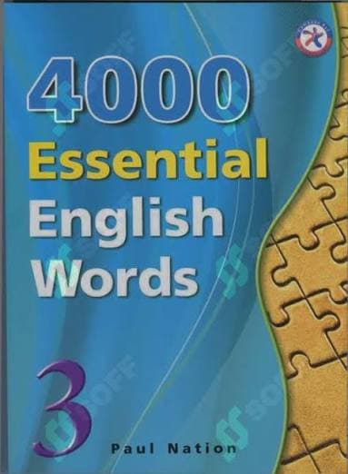 کتاب 4000 Essential English Words 3 UZB (۴۰۰۰ کلمه ضروری انگلیسی ۳ با ترجمه ازبکی) نسخه انگلیسی PDF | پل نیشن