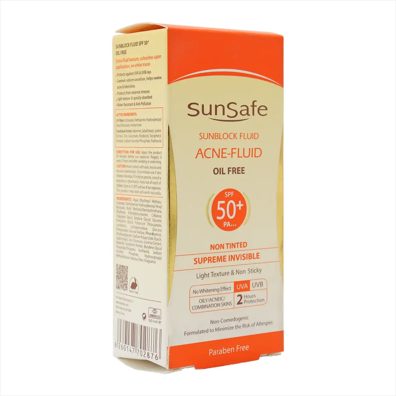 کرم ضد آفتاب پوست چرب و آکنه ای سان سیف spf50+