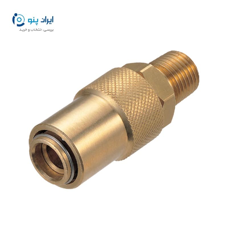 کوپلینگ مادگی بیرون‌رزوه (سری K) پنوماتیک برند CDC سایز ۱۰ مدل KSM10