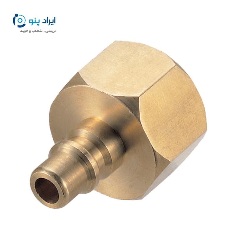 کوپلینگ نری داخل‌رزوه (سری K) پنوماتیک برند CDC سایز ۱۰ مدل KPF10