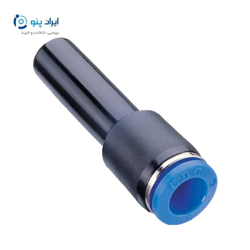 رابط مستقیم لوله‌ای پنوماتیک برند CDC شیلنگ ۱۰ به ۸ مدل PGJ10-08