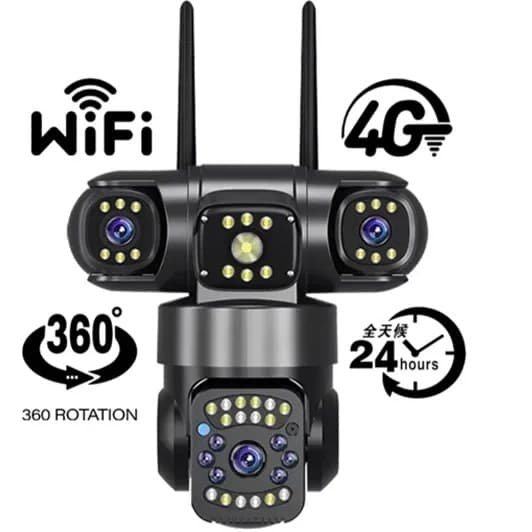 دوربین 3 لنز سیمکارتی چرخشی SMQ11 V380