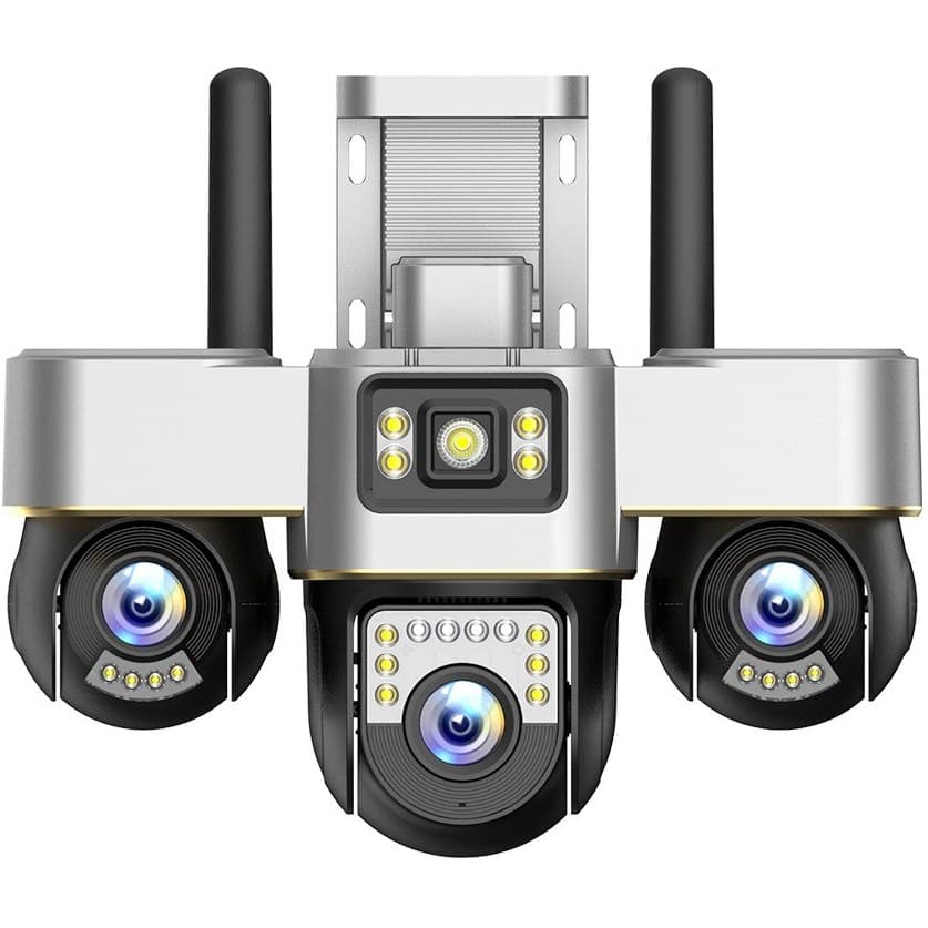 دوربین سیمکارتی سه لنز سه موتور چرخشی 12مگاپیکسل L323 V380 PRO