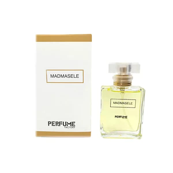 ادکلن مینیاتوری زنانه مادمازل برند پرفیوم فکتوری حجم ۳۰ میل Madmasele Perfume Factory — تصویر ۲