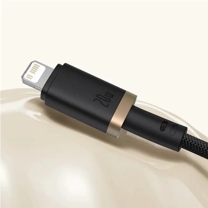 کابل شارژ Type-C to IP باسئوس مدل Dura Series با طول 1 متر 20 وات — تصویر ۵