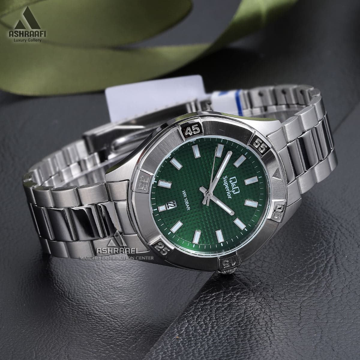 ساعت کیو اند کیو صفحه سبز Q&Q S20A-003VY — تصویر ۴