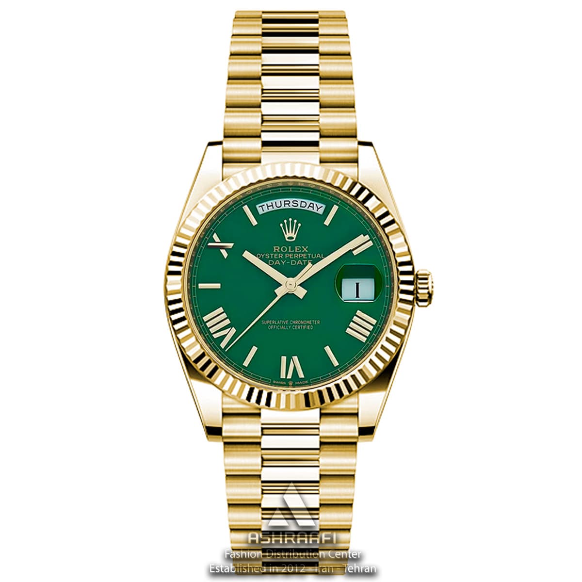 ساعت رولکس دی دیت موتور سوئیس Rolex Day Date Z-GG
