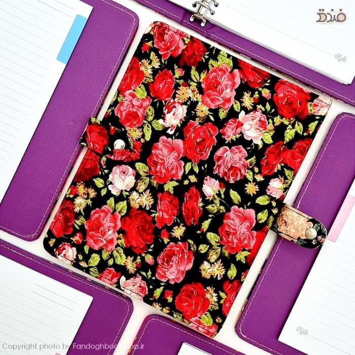 دفتر کلاسوری پارچه ای، طرح بهار از برند دایان — تصویر ۴