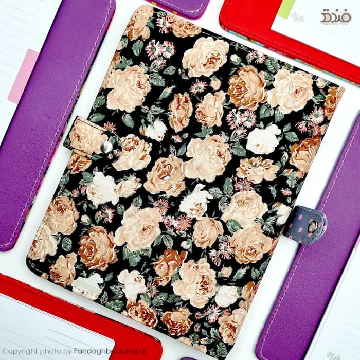 دفتر کلاسوری پارچه ای، طرح بهار از برند دایان — تصویر ۷