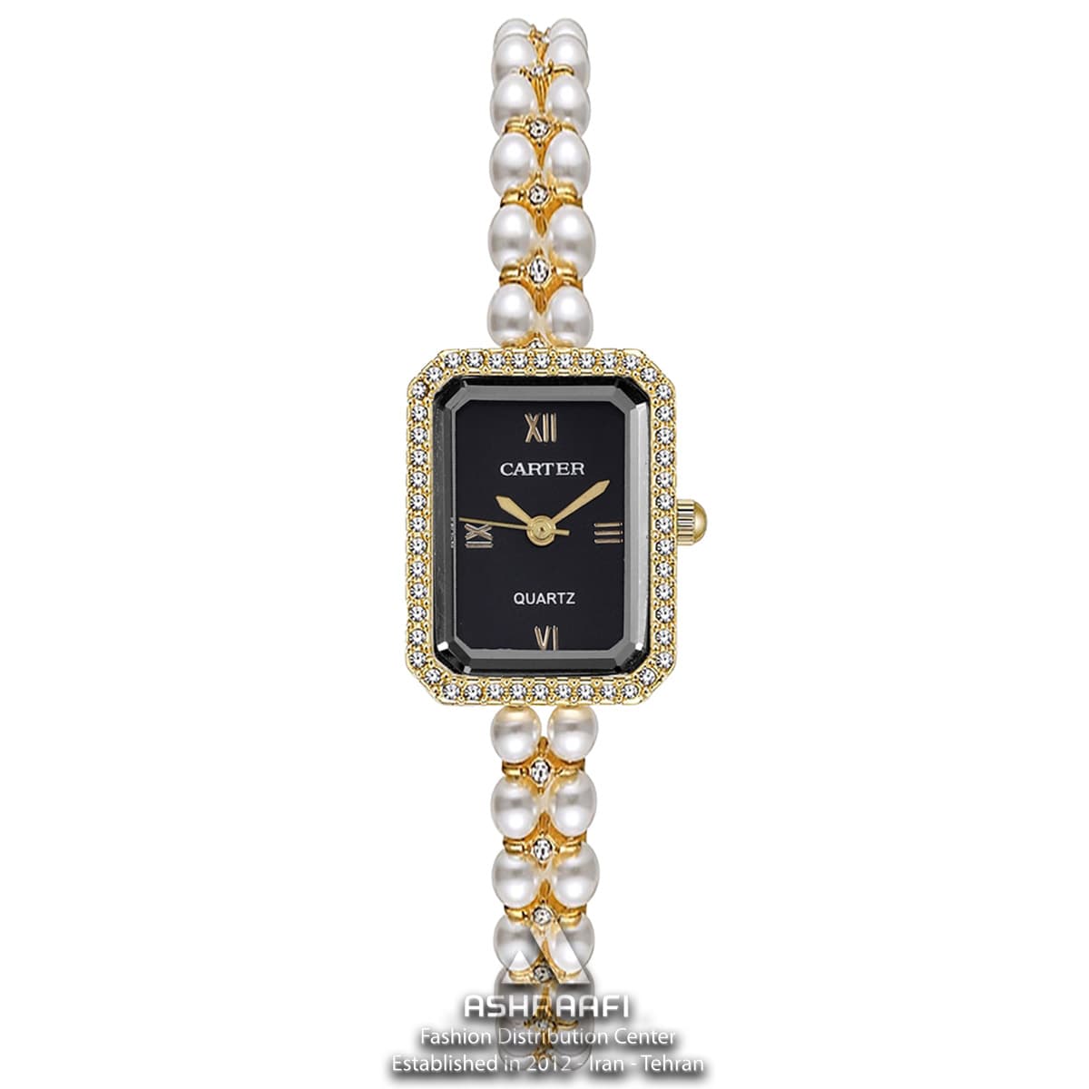 ساعت کارتیه بند مروارید Cartier A80