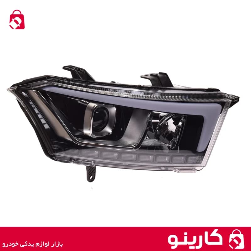 چراغ جلو و راهنما دنا پلاس راست با موتور و لامپ ایسکو 0540206799 — تصویر ۲
