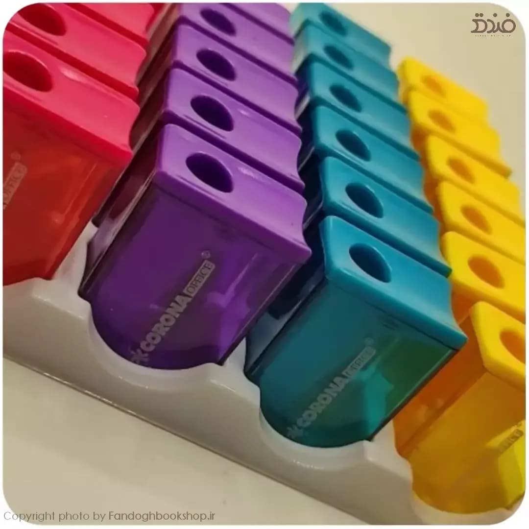 مداد تراش مخزن دار کرونا