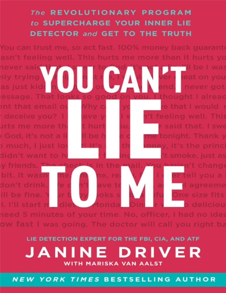 کتاب You Can’t Lie to Me (نمی‌توانید به من دروغ بگویید) نسخه انگلیسی PDF | جنین درایور