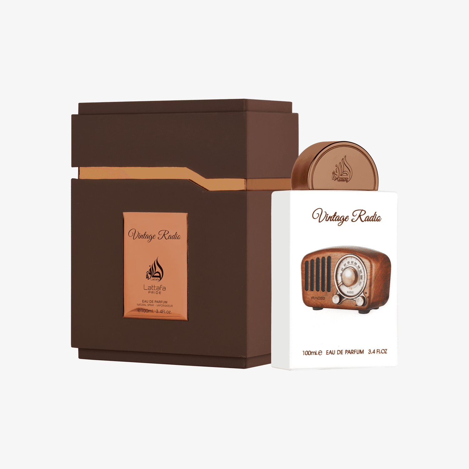 ادکلن لطافه پراید وینتج رادیو Lattafa Vintage Radio Unisex — تصویر ۳