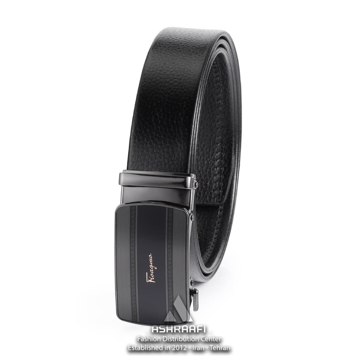 کمربند مردانه ریلی Leather Ratchet Belt BL112 — تصویر ۲