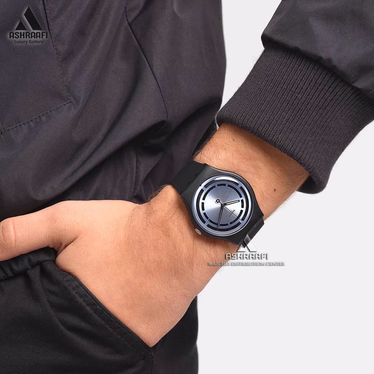 ساعت سواچ صفحه آبی Swatch SO32B118 — تصویر ۵