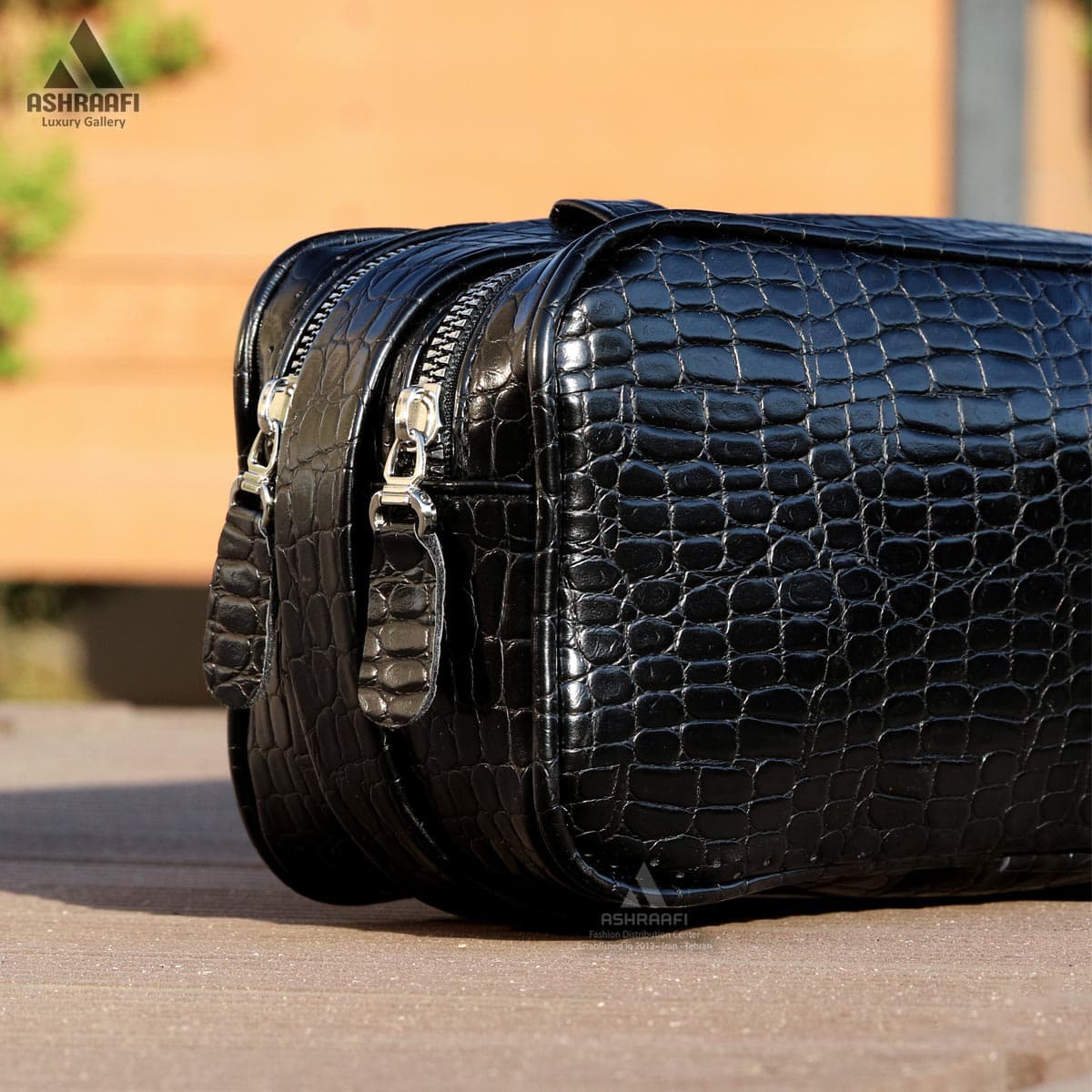 شوز بگ دستی چرم Shoes Bag A04 — تصویر ۴