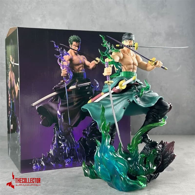 فیگور 30 سانتی رورونوا زورو (Roronoa Zoro) از انیمه وان پیس — تصویر ۶
