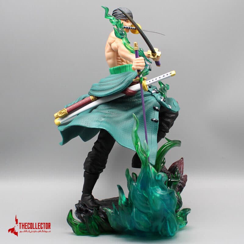 فیگور 30 سانتی رورونوا زورو (Roronoa Zoro) از انیمه وان پیس — تصویر ۴