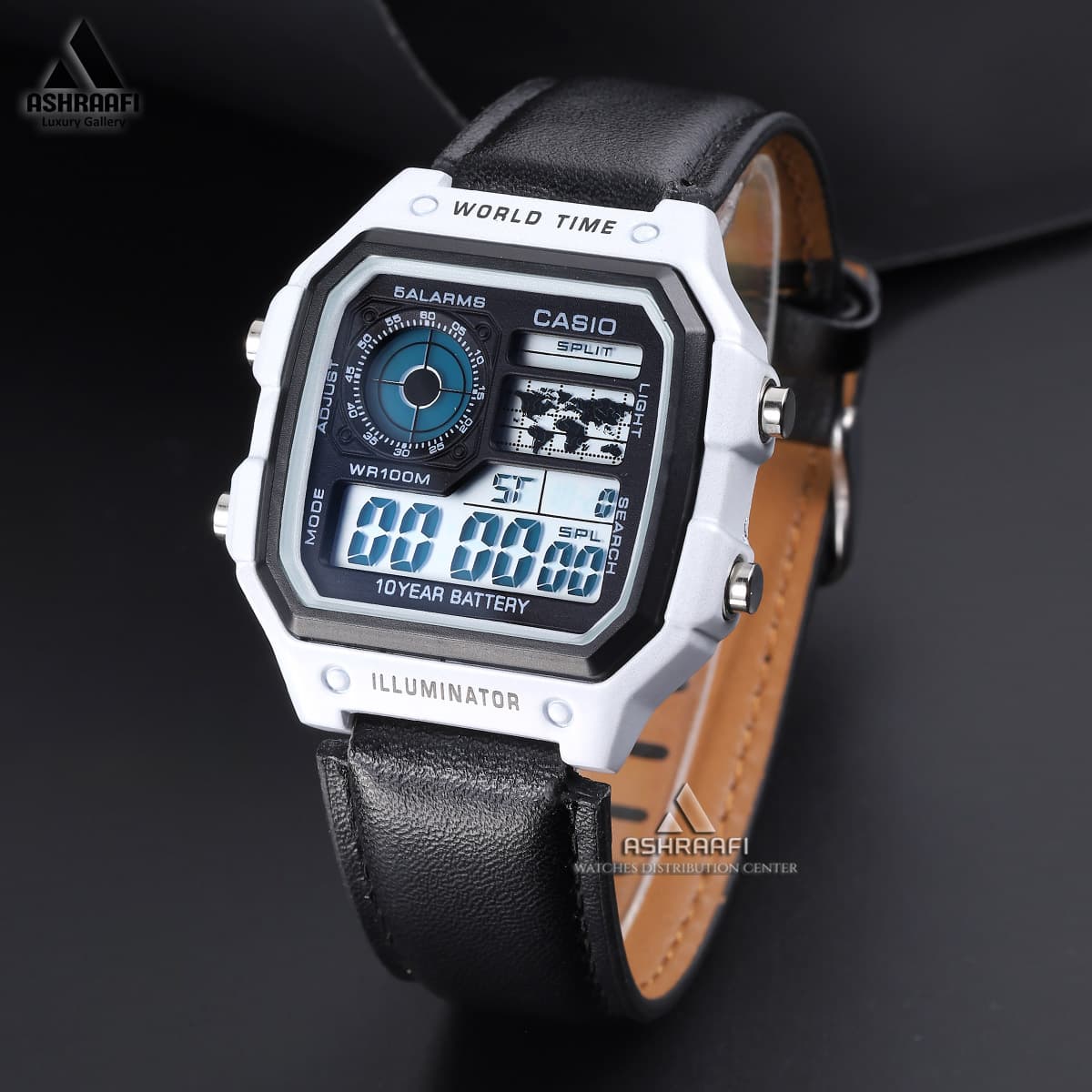 ساعت کاسیو بند چرمی Casio AE-1200WH-1832 — تصویر ۵