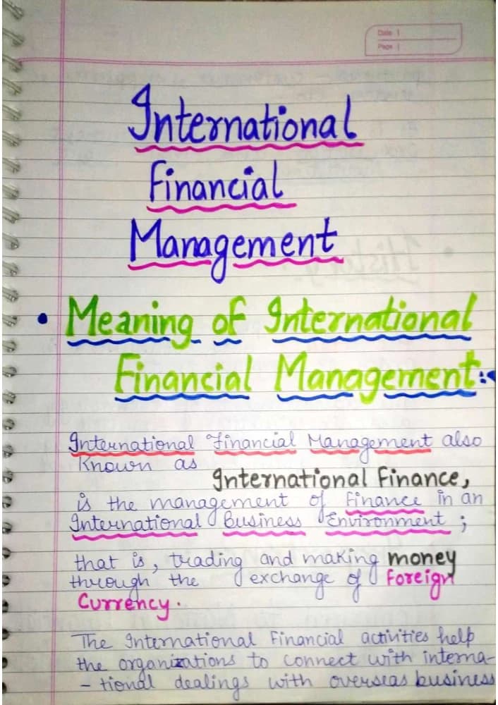 کتاب Unit 1 Introduction with International Money Market (واحد ۱ مقدمه‌ای بر بازار پول بین‌المللی) نسخه انگلیسی PDF | نامشخص — تصویر ۲