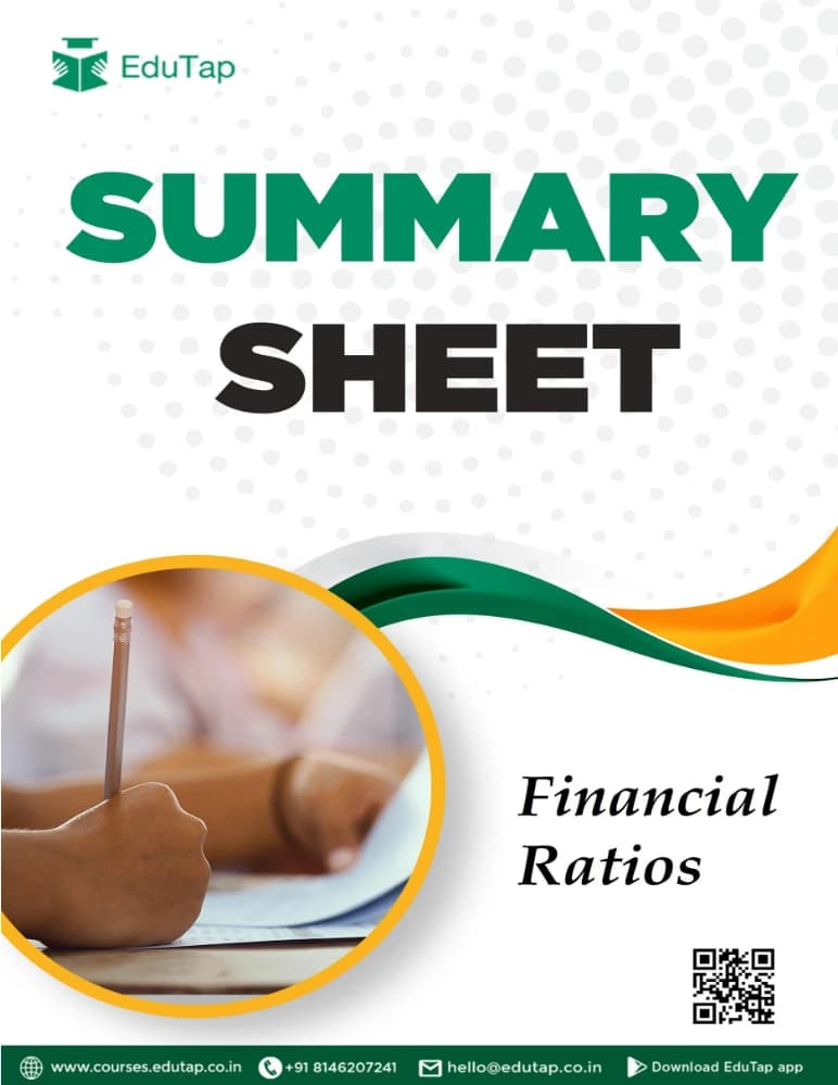 کتاب Summary of Ratios (خلاصه نسبت‌ها) نسخه انگلیسی PDF | نامشخص