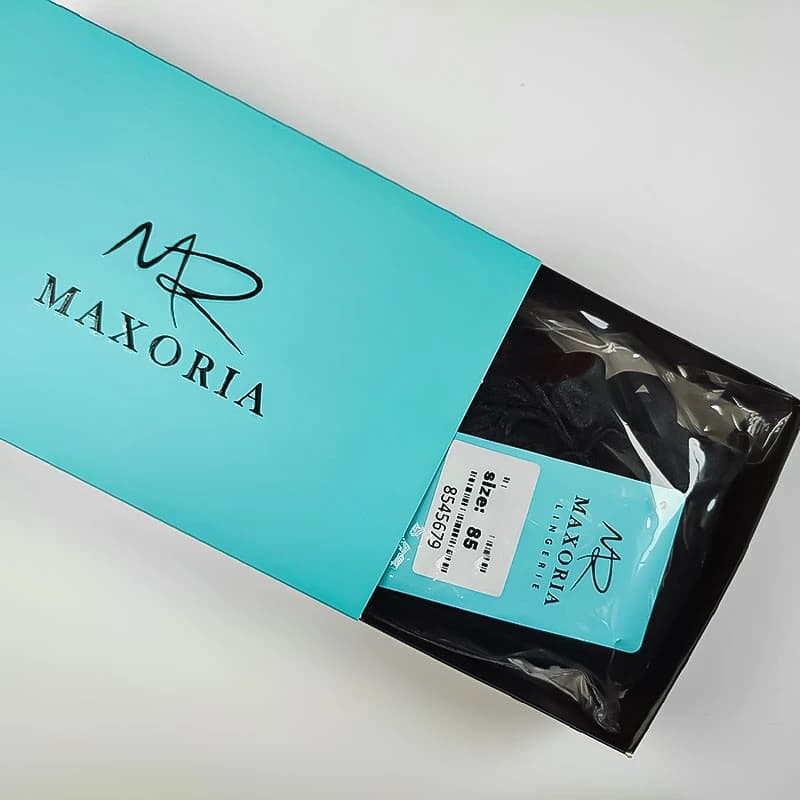 ست شورت و سوتین زنانه مکسوریا مدل بی‌کاپ طرح پر کد NKU MAX 70751 — تصویر ۵