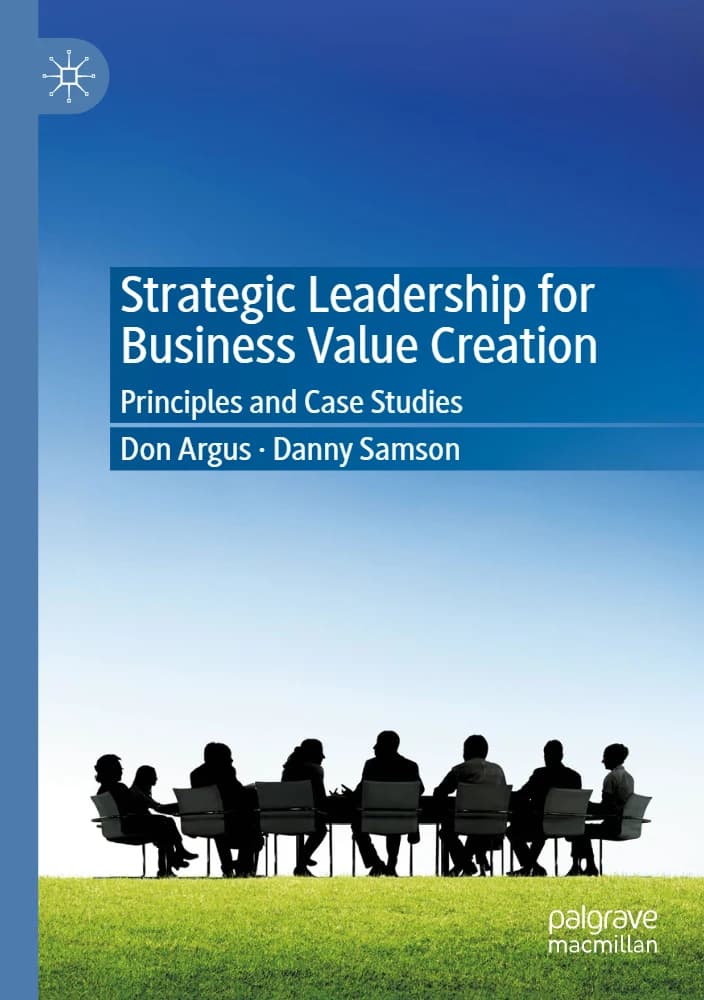 کتاب Strategic Leadership for Business Value Creation (رهبری استراتژیک برای خلق ارزش کسبوکار) نسخه انگلیسی PDF | نامشخص — تصویر ۲