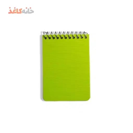 یادداشت 80برگ کوچک طلقی رنگی اسپادانا طرح سبز