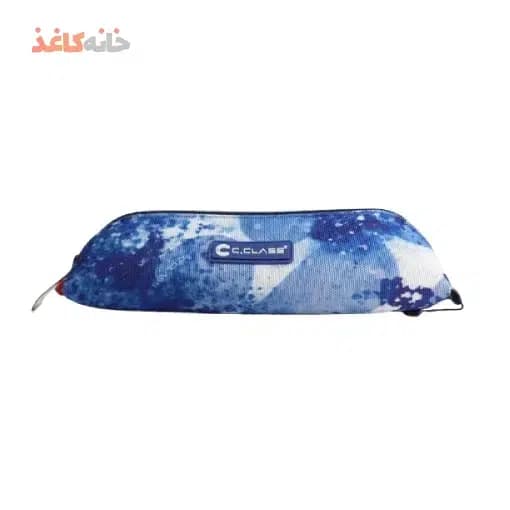جامدادی تک زیپ موشی طرح دار سیکلاس مدل ابی اسمانی