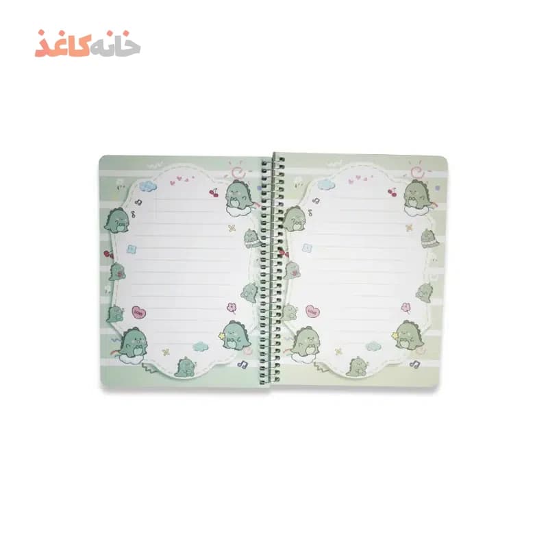 دفتر حاشیه دار سویل کد 605 طرح جوجه دایناسور — تصویر ۴
