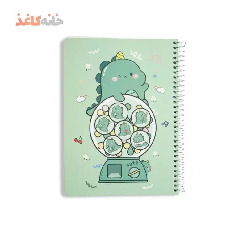 دفتر حاشیه دار سویل کد 605 طرح جوجه دایناسور