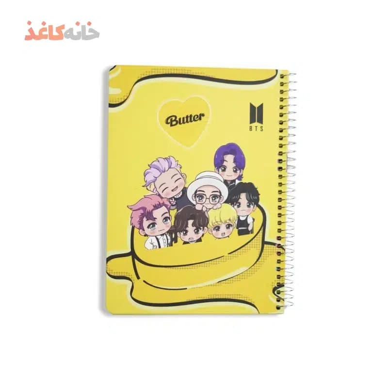 دفتر حاشیه دار سویل کد 605 طرح بی تی اس