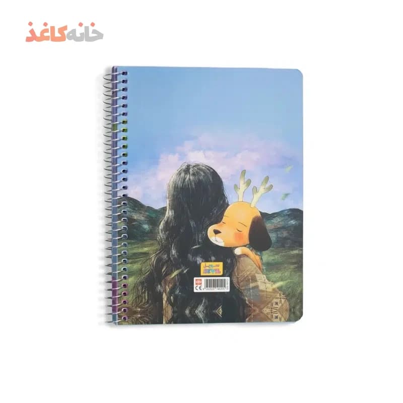دفتر حاشیه دار سویل کد 605 طرح دختر و گوزن — تصویر ۳