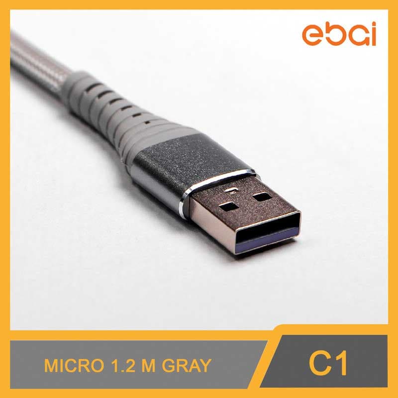 کابل اندروید (تایپ سی) 1.2 متری ebai C-1 — تصویر ۳