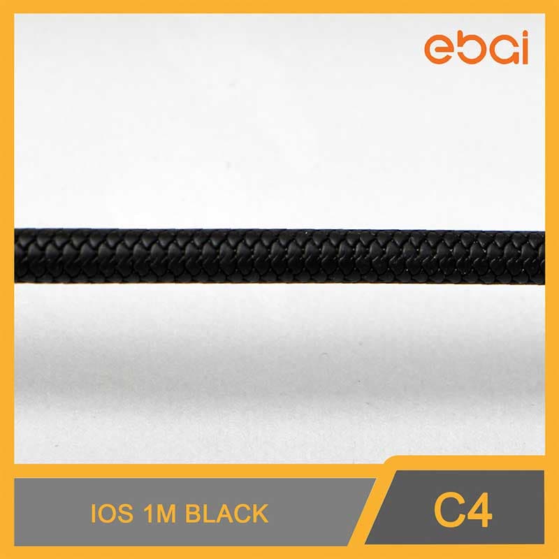 کابل آیفون (لایتنینگ) ۱ متری ebai C-4 — تصویر ۳