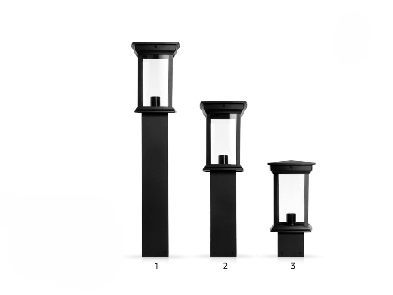 چراغ حیاطی مدل روناک شب تاب کد451