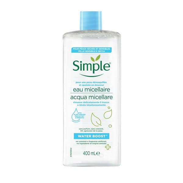 میسلار واتر سیمپل simple پوست خشک و حساس 400 میل