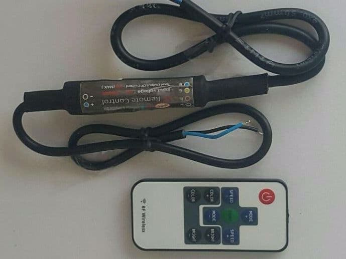 تبديل ريموت كنترل RGB راديويى 8 امپر ضد اب_ wireless تبدیل کابل 2 رشته به کابل 4 رشته کد1340 — تصویر ۲