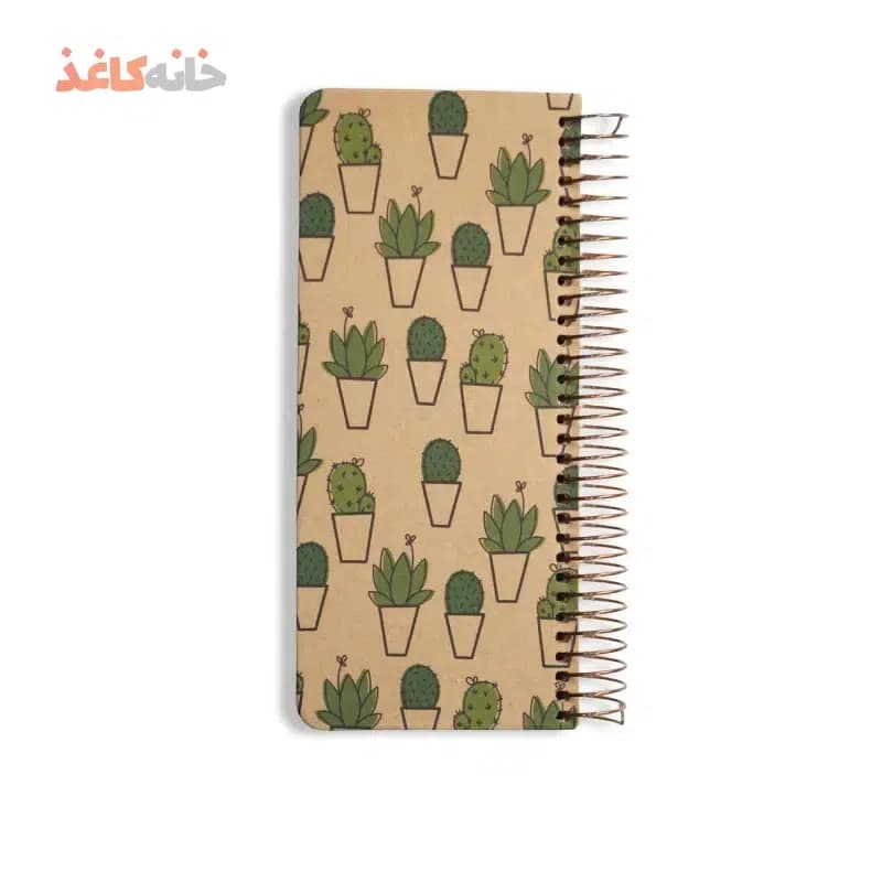 یادداشت تودولیست جلدسخت کرافت سویل طرح کاکتوس های کوچک