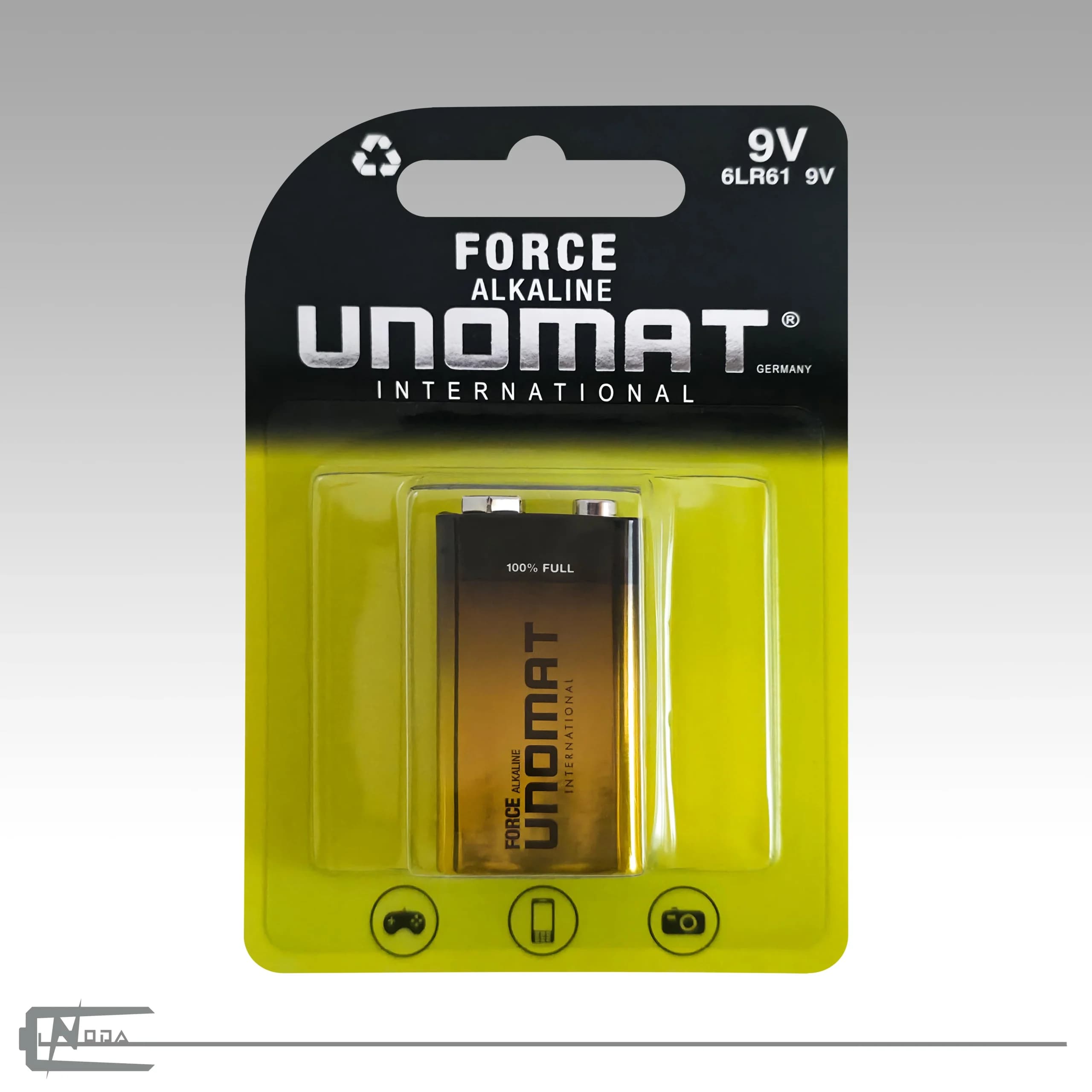 باتری کتابی آلکالاین یونومات مدل Force