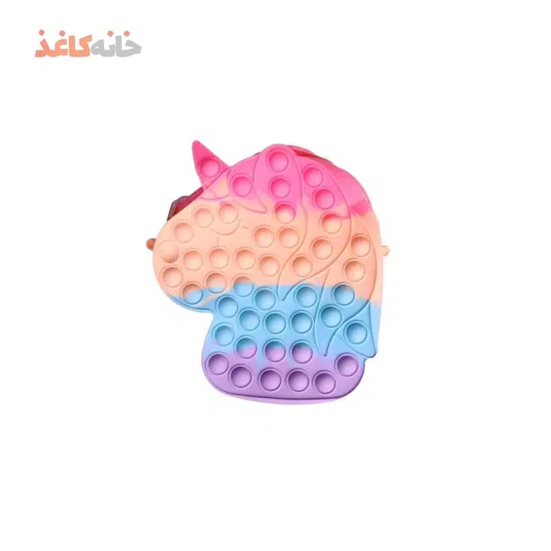 کیف سیلیکونی سایز بزرگ طرح یونی کورن