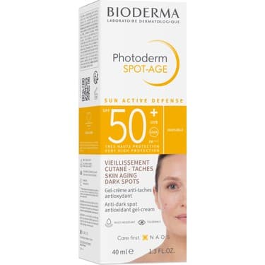 ضدآفتاب بایودرما فتودرم اسپات ایج SPF50 حجم 40 میل