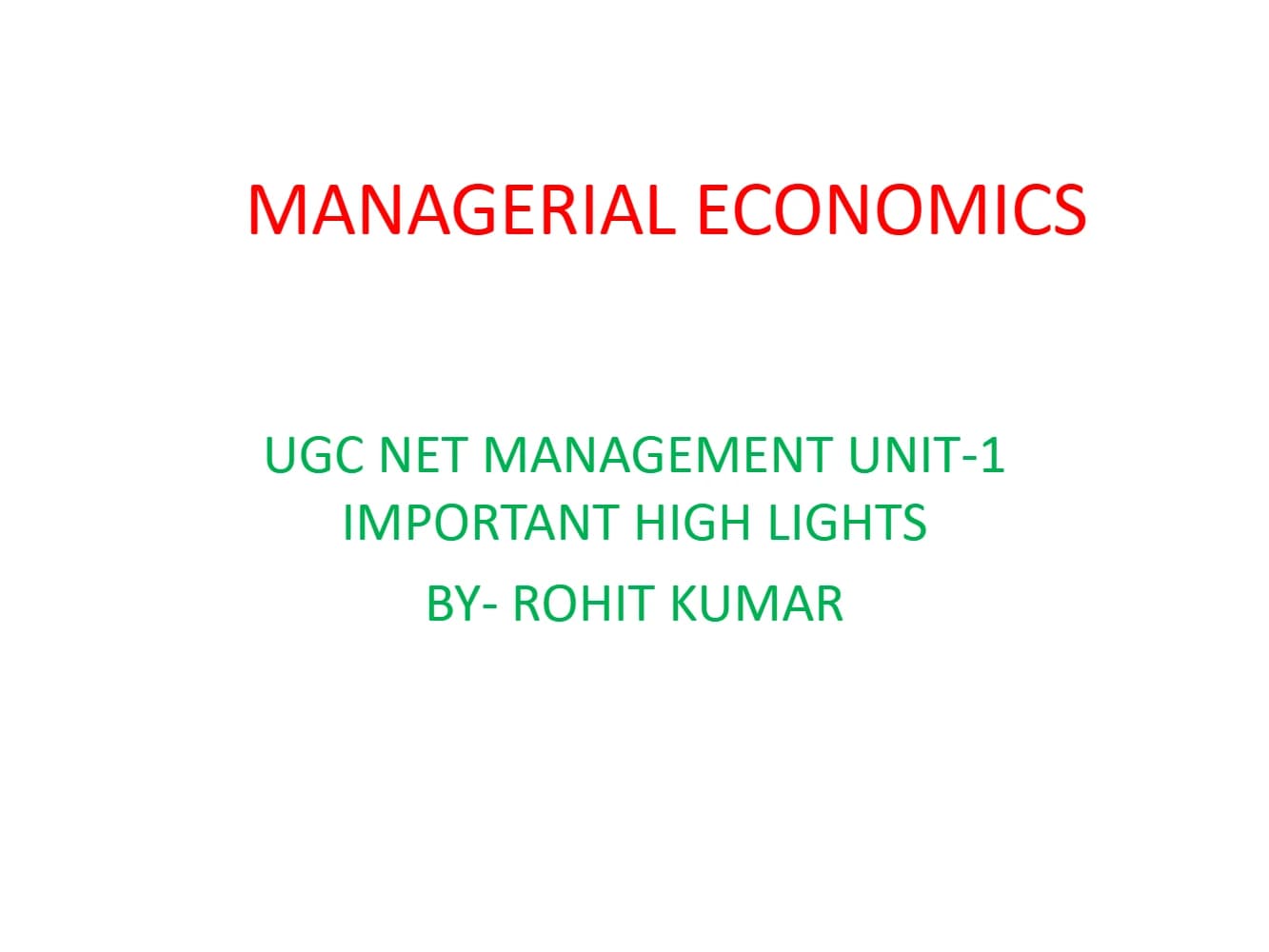 کتاب Managerial Economics (اقتصاد مدیریتی) نسخه انگلیسی PDF | نامشخص — تصویر ۲